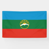 Banderoles Drapeau Karachay Cherkessia (Horizontal)