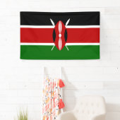 Banderoles Drapeau kényan (Kenya) (En situation)
