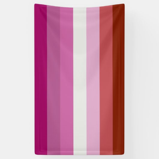 Banderoles Drapeau lesbien (Vertical)