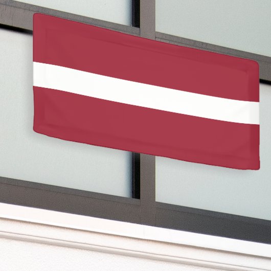 Banderoles Drapeau Lettonie (Bâtiment extérieur)