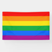 Banderoles Drapeau LGBT Pride / Drapeau arc-en-ciel (Horizontal)