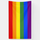 Banderoles Drapeau LGBTQ Pride Arc-en-ciel (Vertical)