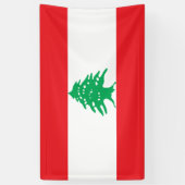 Banderoles Drapeau libanais (Vertical)
