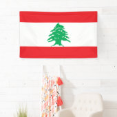 Banderoles Drapeau libanais (Drapeau libanais) (En situation)