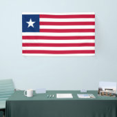 Banderoles Drapeau libérien (Libéria) (Salon professionnel)