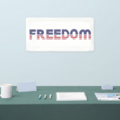 Banderoles Drapeau Liberté Américaine pour Patriotic & Libert (Salon professionnel)