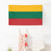 Banderoles Drapeau lituanien (En situation)