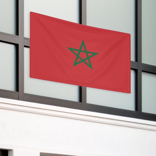 Banderoles Drapeau Maroc (Bâtiment extérieur)