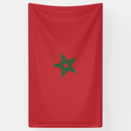 Banderoles Drapeau Maroc (Vertical)