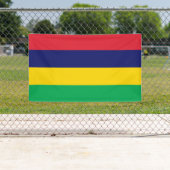 Banderoles Drapeau mauricien (En situation)