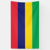 Banderoles Drapeau mauricien (Vertical)