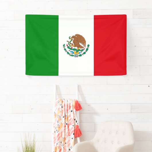 Banderoles Drapeau mexicain (En situation)