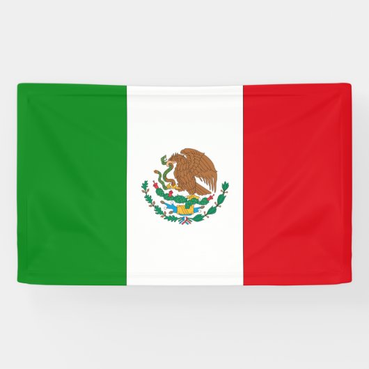 Banderoles Drapeau mexicain (Horizontal)