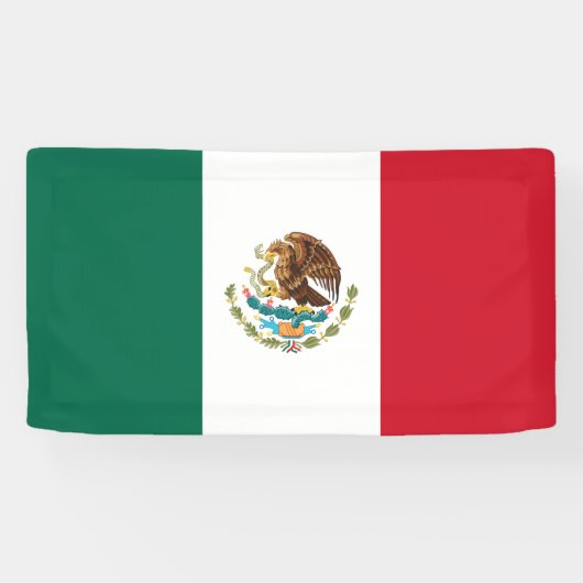 Banderoles Drapeau mexicain (Horizontal)