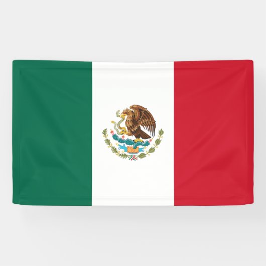 Banderoles Drapeau mexicain (Mexique) (Horizontal)