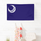 Banderoles Drapeau Moultrie (Liberté) (Histoire américaine) (En situation)