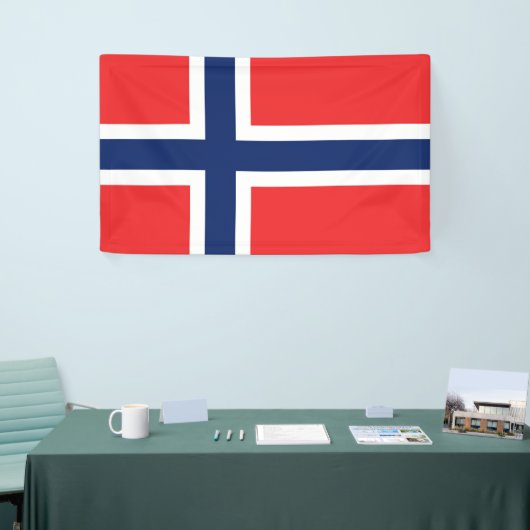 Banderoles Drapeau Norvège (Salon professionnel)