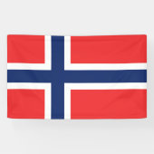 Banderoles Drapeau Norvège (Horizontal)