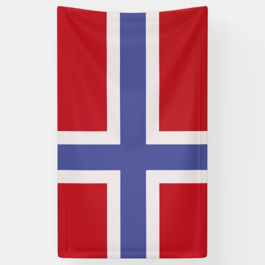 Banderoles Drapeau norvégien (Vertical)