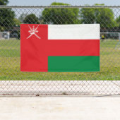 Banderoles Drapeau Oman (En situation)