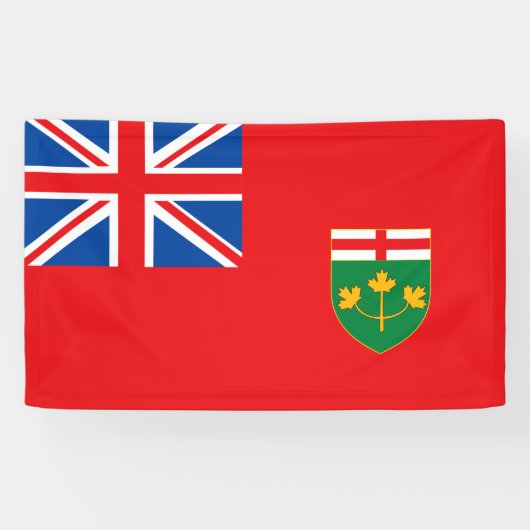 Banderoles Drapeau ONTARIO (Horizontal)