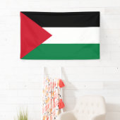 Banderoles Drapeau palestinien (Palestine) (En situation)