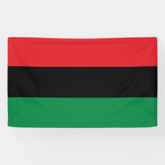Banderoles Drapeau panafricain (Horizontal)
