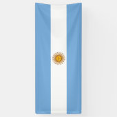 Banderoles Drapeau patriotique argentin (Vertical)