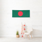 Banderoles Drapeau patriotique du Bangladesh (En situation)