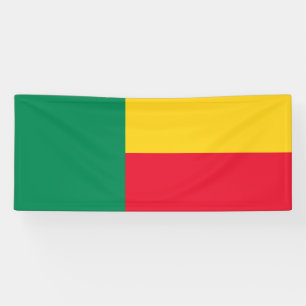 Banderoles Drapeau patriotique du Bénin