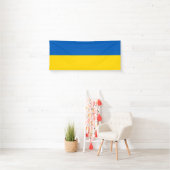 Banderoles Drapeau patriotique ukrainien (En situation)