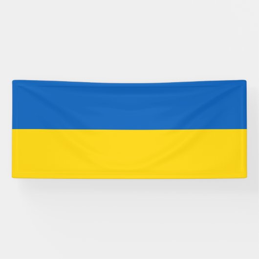 Banderoles Drapeau patriotique ukrainien (Horizontal)
