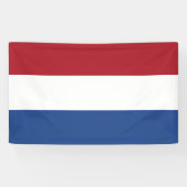 Banderoles Drapeau Pays-Bas tricolore (Horizontal)