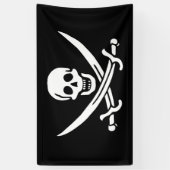 Banderoles Drapeau Pirate Jolly Roger (Vertical)