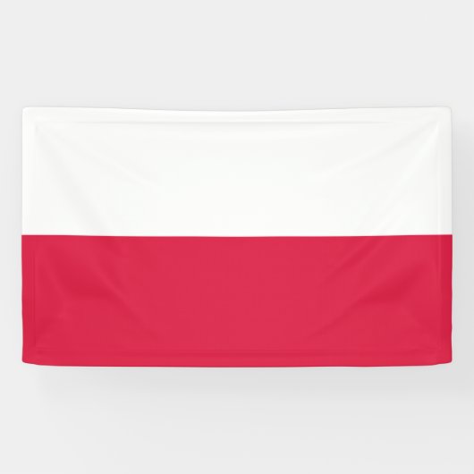 Banderoles Drapeau Pologne (Horizontal)