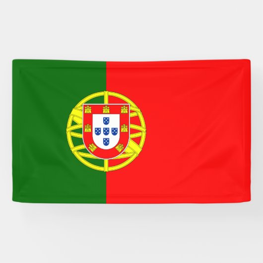 Banderoles Drapeau portugais Vinyl Banner, 3' x 5' (Horizontal)