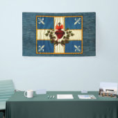 Banderoles Drapeau Québec antique Carillon Sacré-Cœur (Salon professionnel)