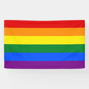 Banderoles Drapeau Rainbow LGBT