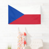Banderoles Drapeau République tchèque (En situation)