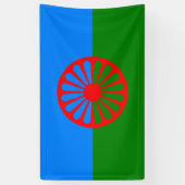 Banderoles Drapeau romani (Vertical)