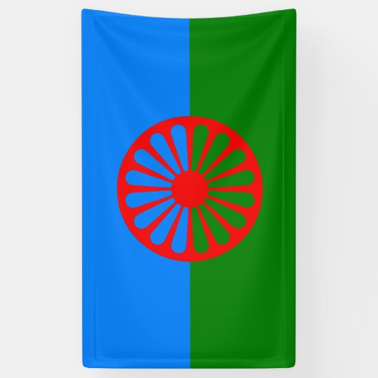 Banderoles Drapeau romani (Vertical)