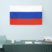 Banderoles Drapeau Russie tricolore (Salon professionnel)