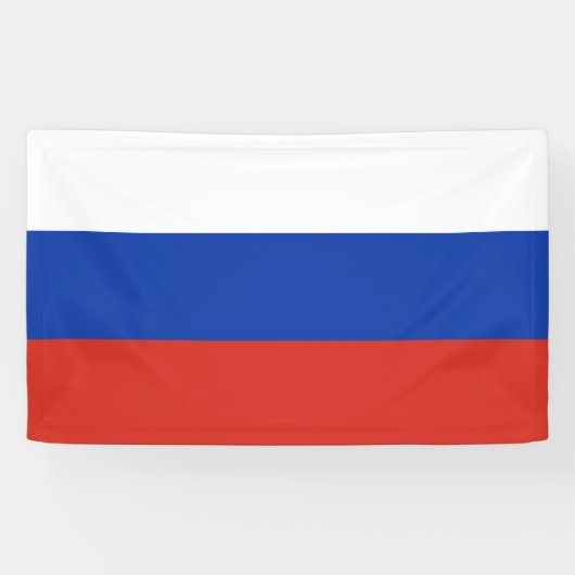 Banderoles Drapeau Russie tricolore (Horizontal)