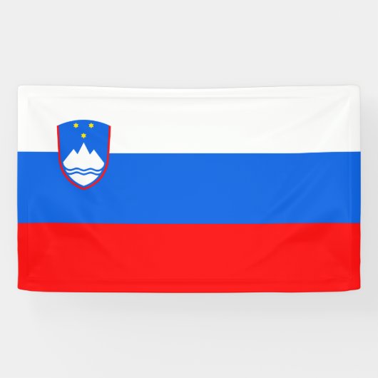 Banderoles Drapeau slovène (Horizontal)