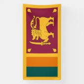 Banderoles Drapeau Sri Lanka (Verticale)