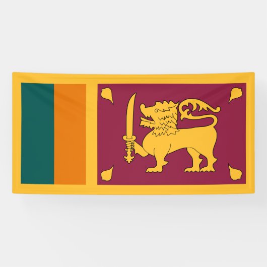 Banderoles Drapeau Sri Lanka (Horizontal)