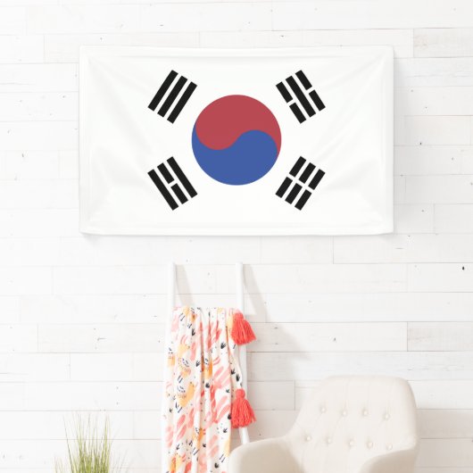 Banderoles drapeau sud-coréen (En situation)