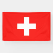 Banderoles Drapeau Suisse (Horizontal)