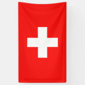 Banderoles Drapeau Suisse (Vertical)