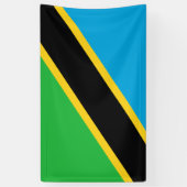 Banderoles Drapeau tanzanien (Vertical)